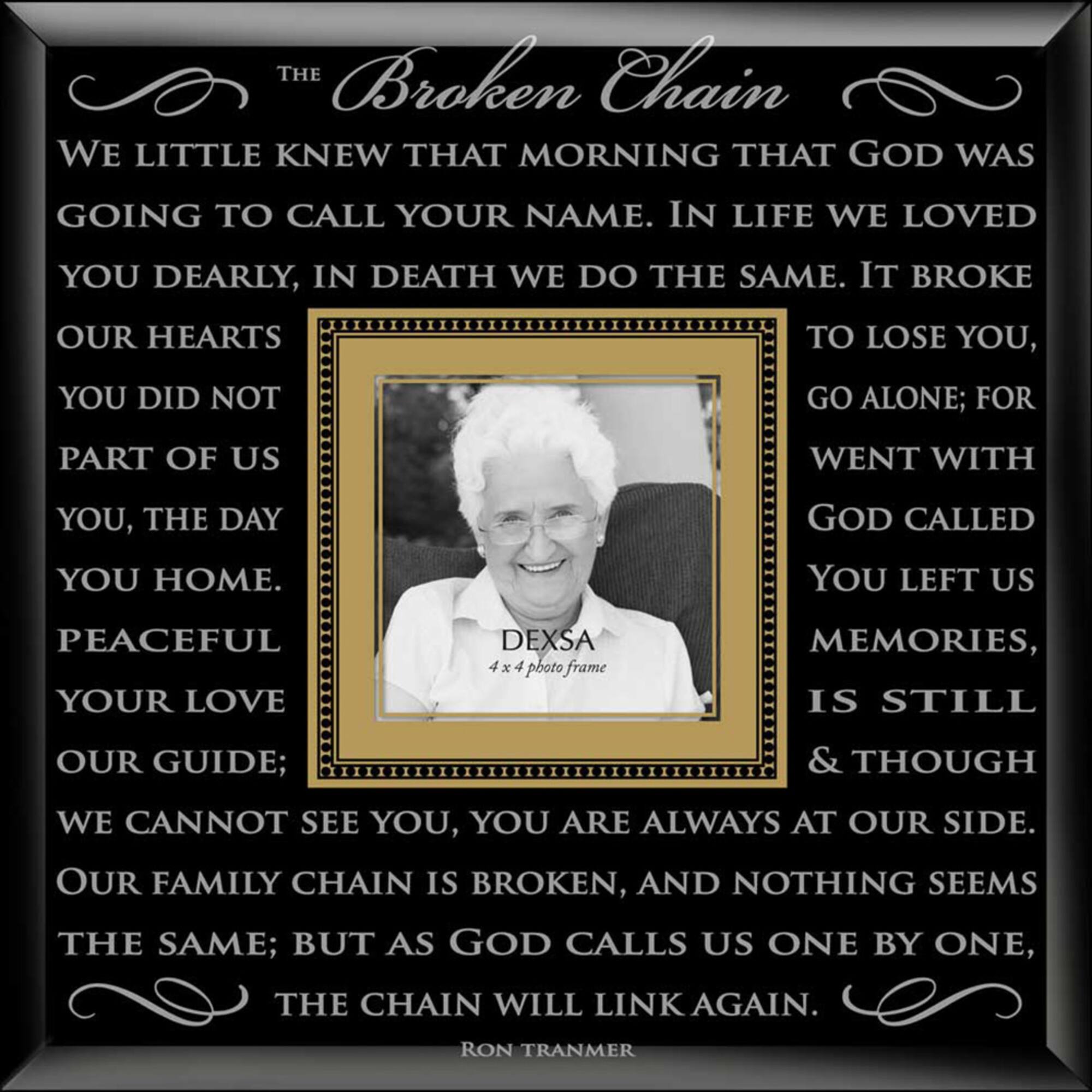 Broken Chain 4" x 4" Frame with Easel